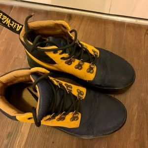 Dr Martens RAKIM blue and yellow boots. Very lightly used, great condition.
